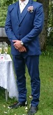 MENS  NAVY  THREE PIECE SUIT