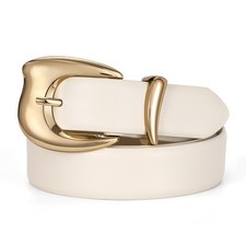 Belts for Leather Waist Belt with Gold Buckle Fashion Womens Belt for Jeans P...