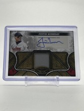 2025 Topps Tier One Justin Morneau Auto Relic /75 Game Used Former MVP Twins