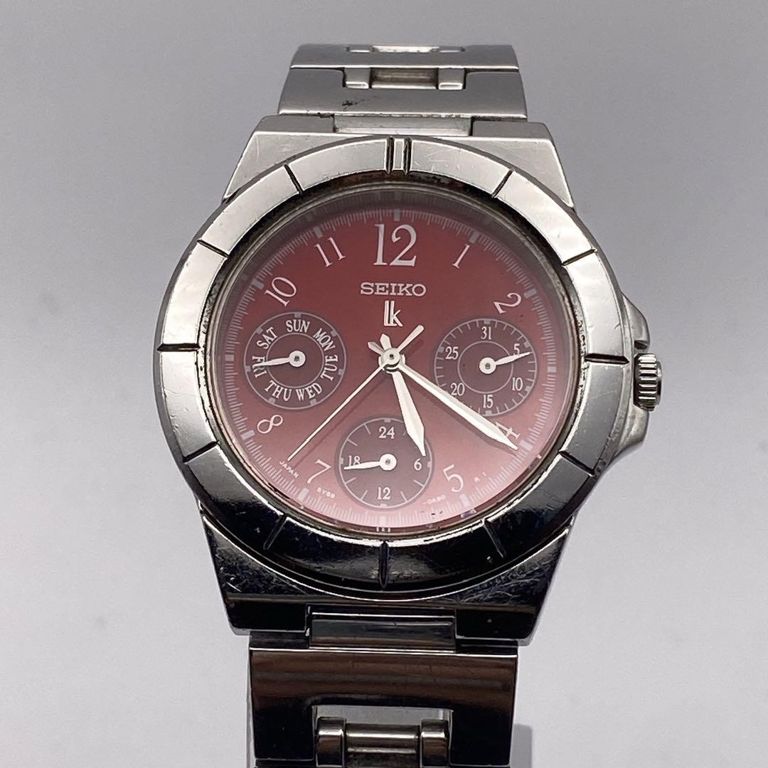 SEIKO LUKIA 5Y89-0B30 Triple Calendar Water Resist 10bar