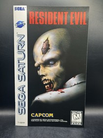 Resident Evil (Sega Saturn, 1997) CIB w/ Registration Card & Foam Insert MINT