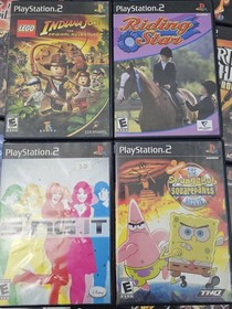 BIG LOT PS2 PLAYSTATION 2 CONSOLE WITH LOTS OF GREAT GAMES AND ACCESSORIES