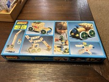 Vintage Brio Mec 4310/31790/10 Wooden Construction Set Excellent Condition