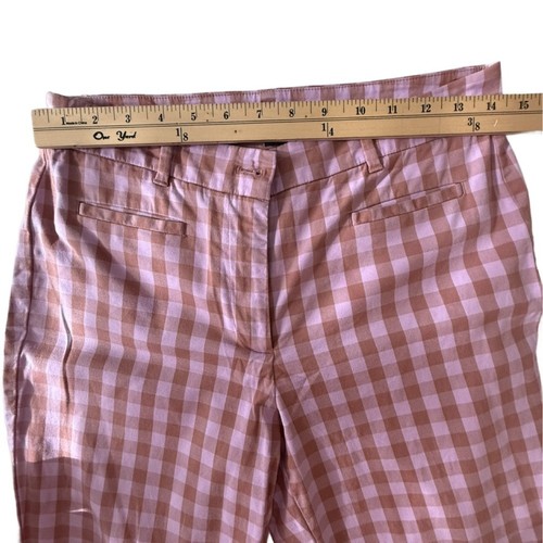 Pantaloni crop a quadri stile riccio Ann Taylor, taglia 4 - Foto 4 di 6