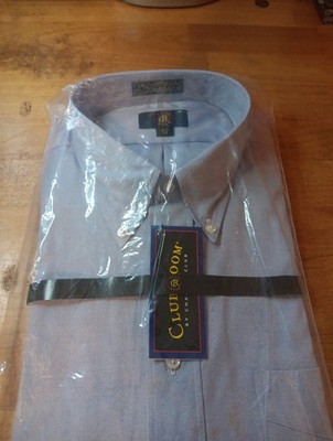 Club Room Charter Club Men's Pinpoint Oxford Dress Shirt 16.5-34 Blue 67802  NWT | eBay