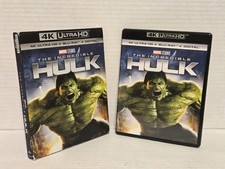 The Incredible Hulk (4K Ultra HD, 2008) w/OOP slipcover Rare HTF Marvel