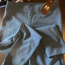 NWT Under Armor Fitted Blue Legging Youth YL 14-16 Ladies XS