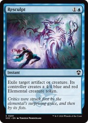 Resculpt #201 Common Commander: Secrets of Strixhaven