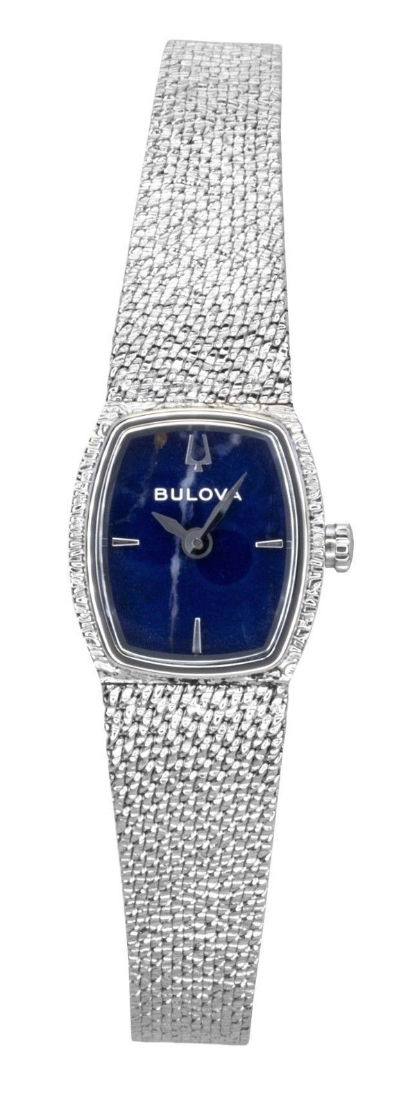 Bulova Goddess of Time Stainless Steel Blue Dial Quartz 96L343 Womens Watch