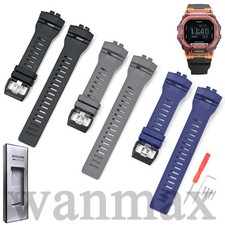 Resin Silicone Strap W/Tool for Casio GBD-200 GBD-200SM/RD Sport Soft Watch Band
