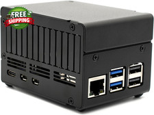 KKSB Case for Raspberry Pi 5 with Space for Hats Add On Boards Cooler and Nvme