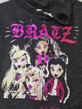BRATZ Gray/Black Soot Color Hoodie Size Medium NWOT