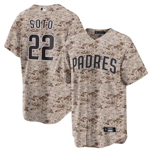 Official Juan Soto San Diego Padres Alternate Camouflage Camo Jersey XL Reg.$150