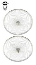 26 Front Rear 1-7 Speed Freewheel Bicycle Wheelswith 144 Spokes Chrome