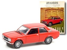 GREENLIGHT - DATSUN 510 1972 VINTAGE CARS AD in Blister - 1/64 - GREEN39080-C