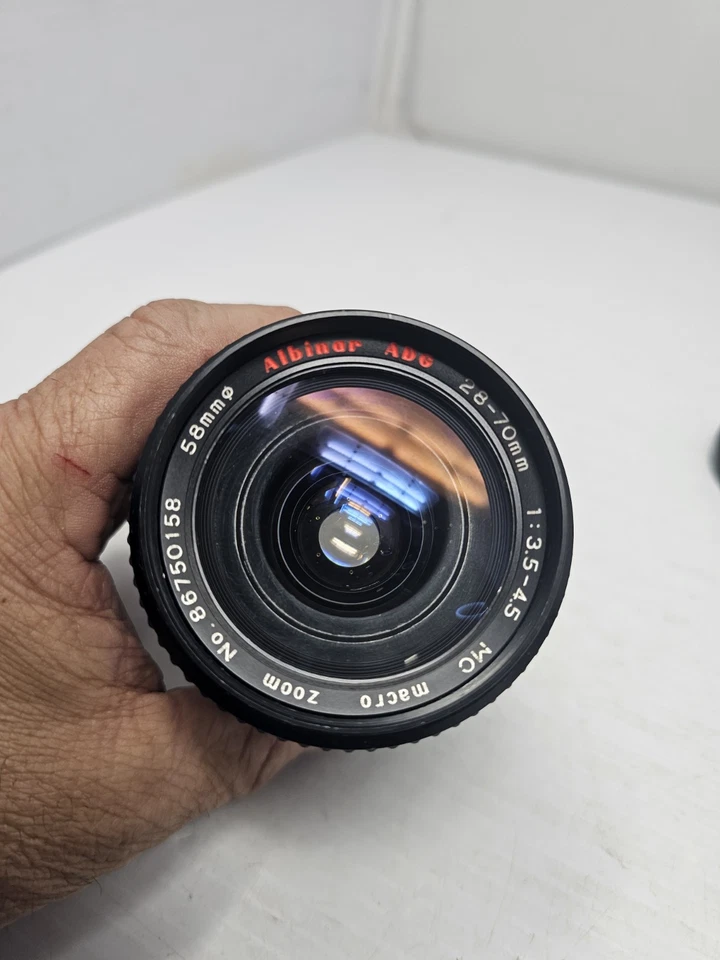Albinar Macro Zoom 28-70mm 1:35-4.8 Lens (58mm) Minolta Mount Tested Near Mint - Image 2 of 4