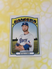 2021 Topps Heritage High Number Kyle Cody Rookie #612 Texas Rangers RC (X)