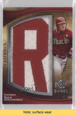 2009 Upper Deck Icons Lettermen 15/40 Stephen Drew (Letter R) #IL-SD READ 0b2