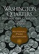 HE HARRIS NATIONAL PARKS QUARTERS VOL. 1, 2010-2015 COIN FOLDER ALBUM BOOK [E]