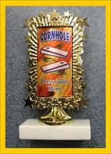 Personalized Cornhole Corn Hole Trophy Award