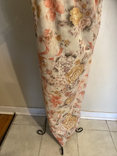 Vintage Hamilton Polyester Nightie Lingerie Floral Beige Size 38 - Picture 8 of 10