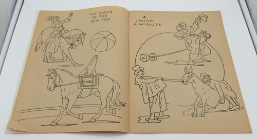 Clyde Beatty-Cole Bros. Zirkus Malbuch & Souvenir Ansichten Farbdruck 1959 - Bild 6 von 6