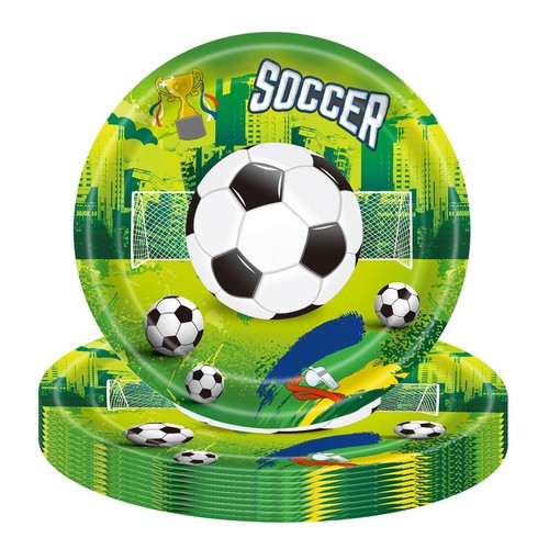 Football Soccer Theme Tableware Plates/Cups/Napkins Football Party Decoration - Picture 14 of 16