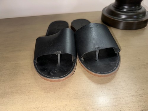 Madewell schwarze Leder-Pantoletten Sandalen US 9,5 EUC Brasilien - Bild 2 von 8