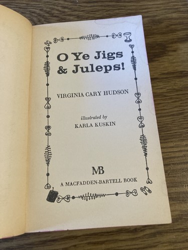 O Ye Jigs & Juleps! Virginia Cary Hudson 1964 Macfadden Taschenbuch - Bild 3 von 6