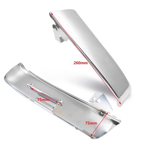 Rear Fender Saddlebag Filler Panels Strips For Harley Touring Road Glide 2014-21 - Foto 2 di 14