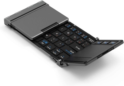 iClever IC-BK08 Bluetooth Wireless Keyboard Touchpad Multi-Pairing USB New RZ - Picture 2 of 9