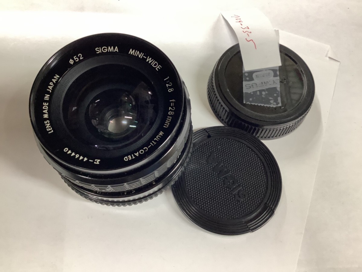 Sigma Mini-Wide 28mm f2.8 MC Wide Angle Prime Lens for Olympus OM