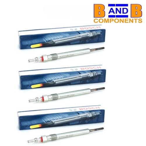 GLOW PLUGS BOSCH VW AUDI SKODA PORSCHE SEAT 1.4 1.6 2.0TDI x 3 A2263 - Picture 2 of 17