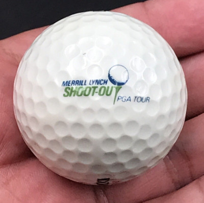 Merrill Lynch Shoot Out PGA Tour Souvenir Golf Ball Dunlop DDH III