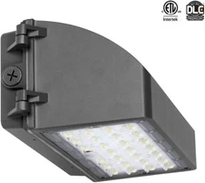 60Watt Full Cut Off LED Wall Pack Light With Photocell 5000K ETL DLC