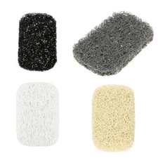 4 Pack Bar Soap Lift Saver Holder Self Draining Tray Mat for Bathroom Shower