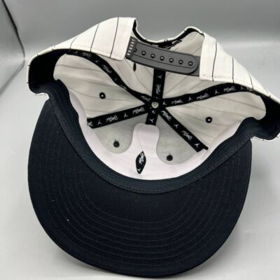 Barons ユニフォーム JORDAN 45＋キャップ Air Jordan Hat Men L-XL White Baron 45 Pinstripes Jumpman