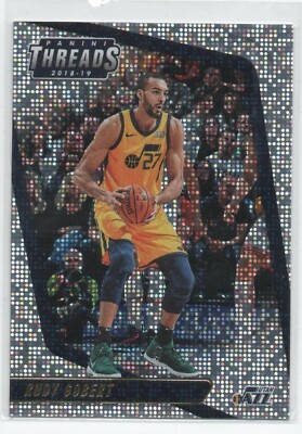 2018-19 Panini Threads Basketball DAZZLE #39 Rudy Gobert UTAH JAZZ Parallel 5