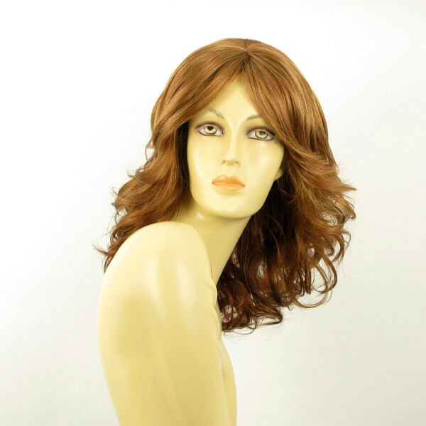 Perruque femme ELISE G27 blond foncé cuivré pour masquer une perte de cheveux