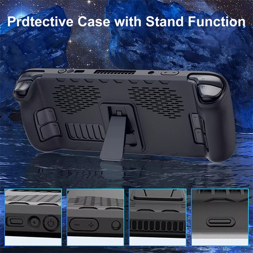 Kickstand Protective Case For Valve Steam Deck TPU Cover Protector W/ Stand Base - Zdjęcie 6 z 7