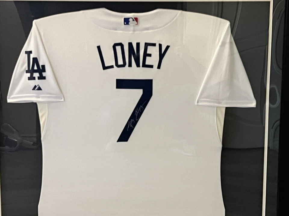 Camiseta autografiada por James Loney de los Dodgers Foto 2 de 2