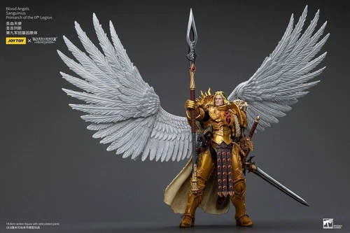 JOYTOY Warhammer Blood Angels Sanguinius Primarch of the 9th Legion 1/18 Figure - Picture 10 of 17