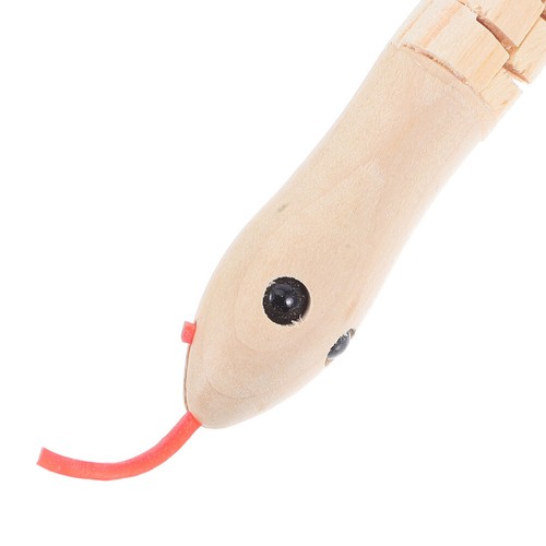 3pcs Unfinished Wooden Snake Toys Wiggly Snake Flexible Jointed Wood Snake Toy - Picture 12 of 12