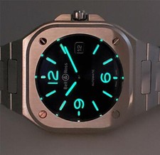 Bell & Ross BR 05 Blue Steel 40mm Ref: BR05A-BLU-ST/SST Automatic Men's Watch 5