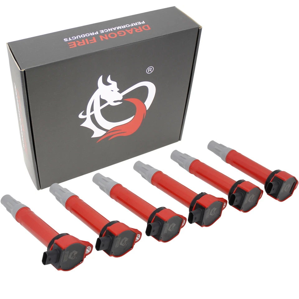 Conjunto de Bobina DRAGON FIRE PERFORMANCE Para 06-11 Dodge Chrysler 300 Charger Sebring V6 - Imagem 2 de 4