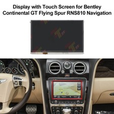 Display mit Touchscreen für Bentley Continental GT Flying Spur RNS810 Raido Navi