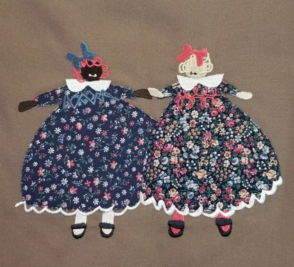 Vestido bordado muñeca apliques niña talla 5 vintage de sopa de chocolate Foto 2 de 4