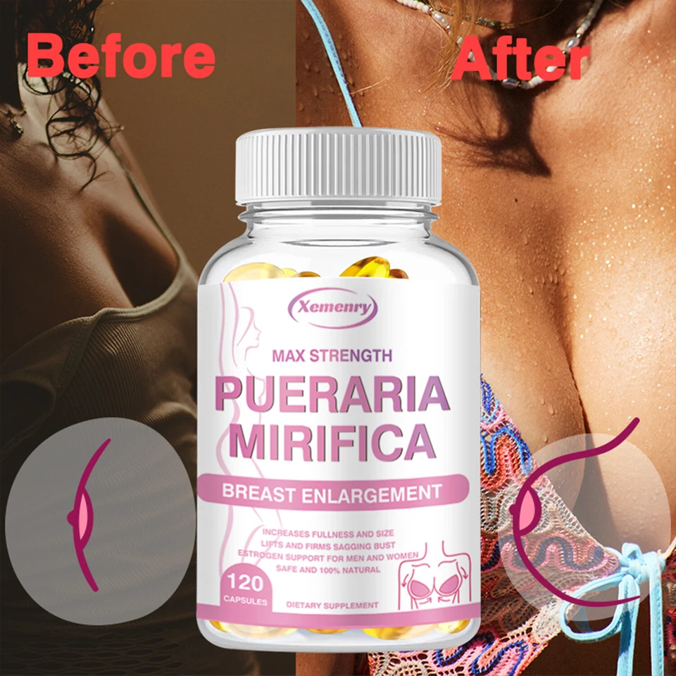 120pcs Pueraria Mirifica 5000mg - Natural Breast Enlargement, Hormone Support - Image 3 of 4
