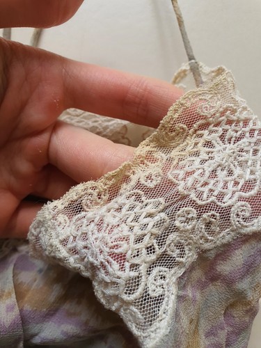Fleur Wood Multicoloured Silk Lace Camisole Top - Picture 9 of 9
