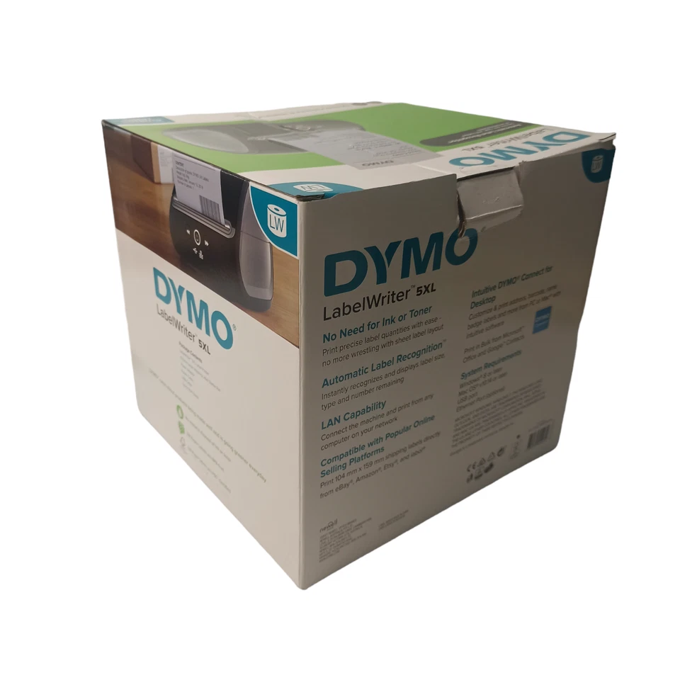 DYMO LabelWriter 5XL Thermal Shipping Barcode Label Printer USB - Like New - Image 3 of 4
